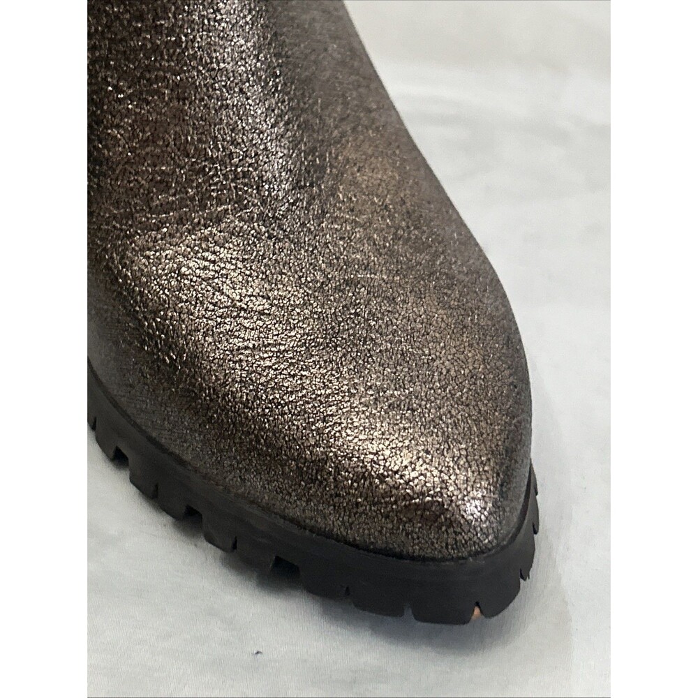 Katy Perry Women’s The Raina Gunmetal Metallic Slouchy Mid-Calf Heeled Boots 7 - Picture 12 of 13